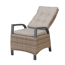 Hochlehner 'Amelia' grau/beige 60 x 68 x 110 cm
