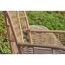 Detailansicht Gartenstuhl aus Polyrattan