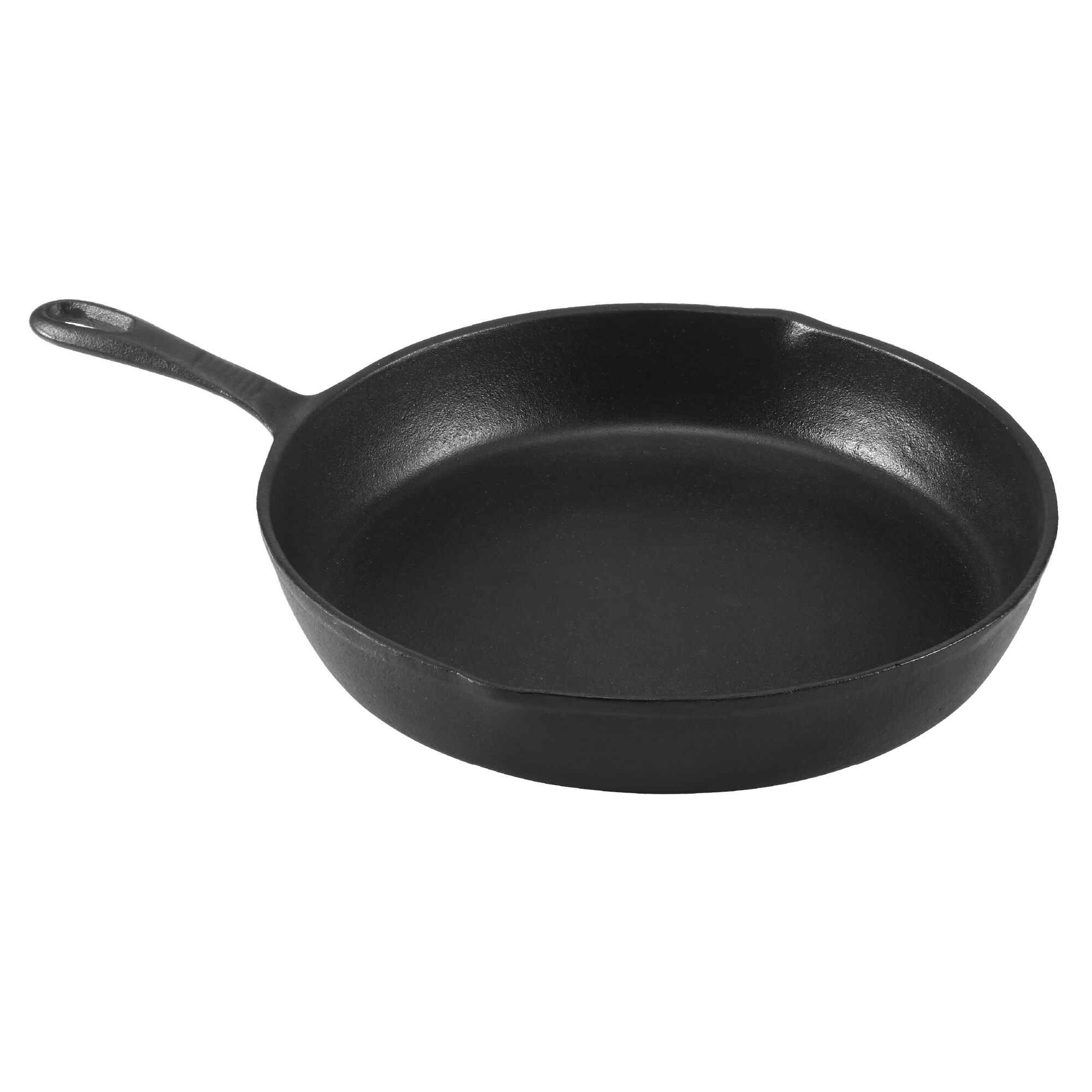 Schwarze Gusseisenpfanne