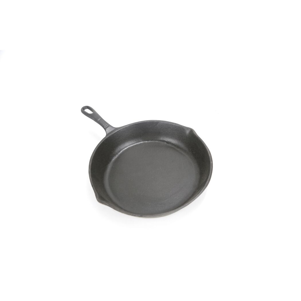 Schwarze Gusseiserne Grillpfanne
