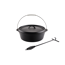 Dutch Oven Gusseisen schwarz 29,5 x 29,5 x 10 cm