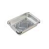 Leere Grillschale aus Aluminium