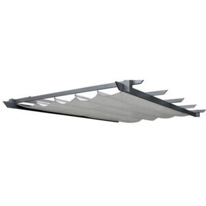 Sonnenschutz für Pavillon 'Verena' grau 391 x 288 cm