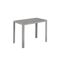 Grauer Gartentisch mit Tischplatte