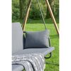 Garten Hollywoodschaukel mit Kissen und Decke