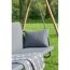 Hollywoodschaukel 'Elena' grau 3-Sitzer 242 x 135 x 173 cm