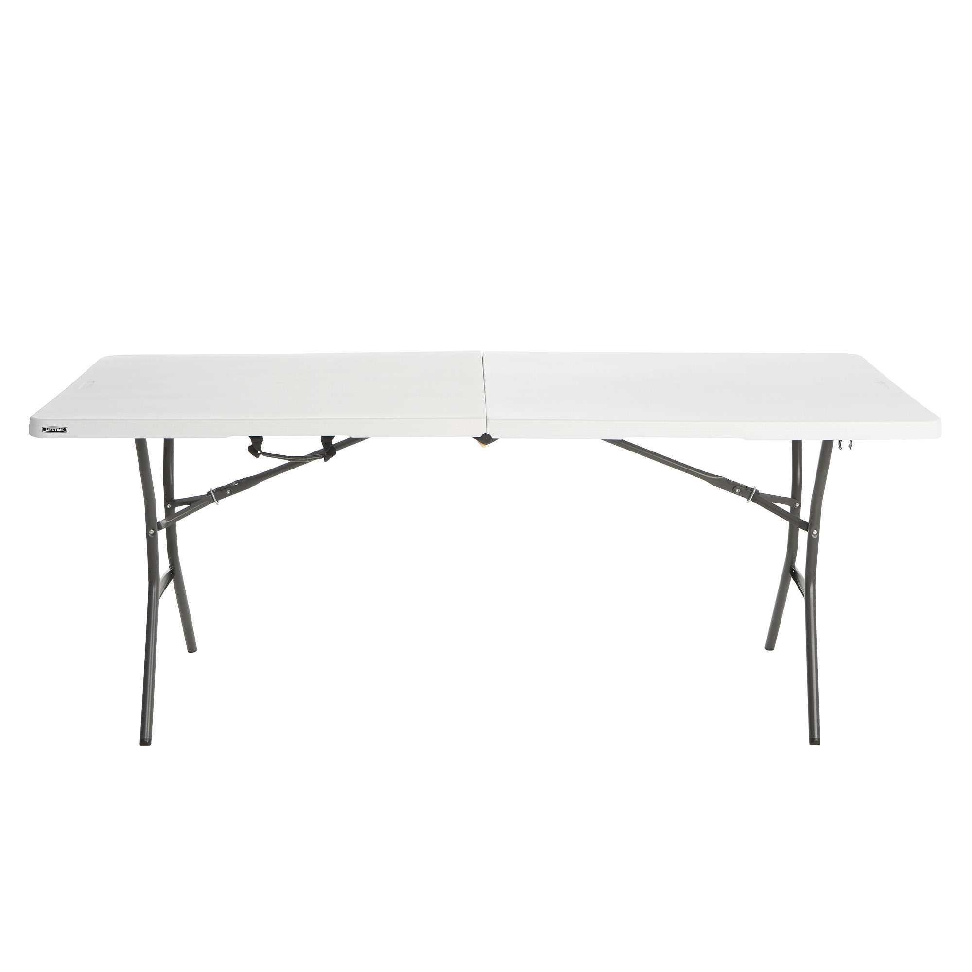 Gartentisch klappbar Stahl/Kunststoff 76 x 74 x 183 cm