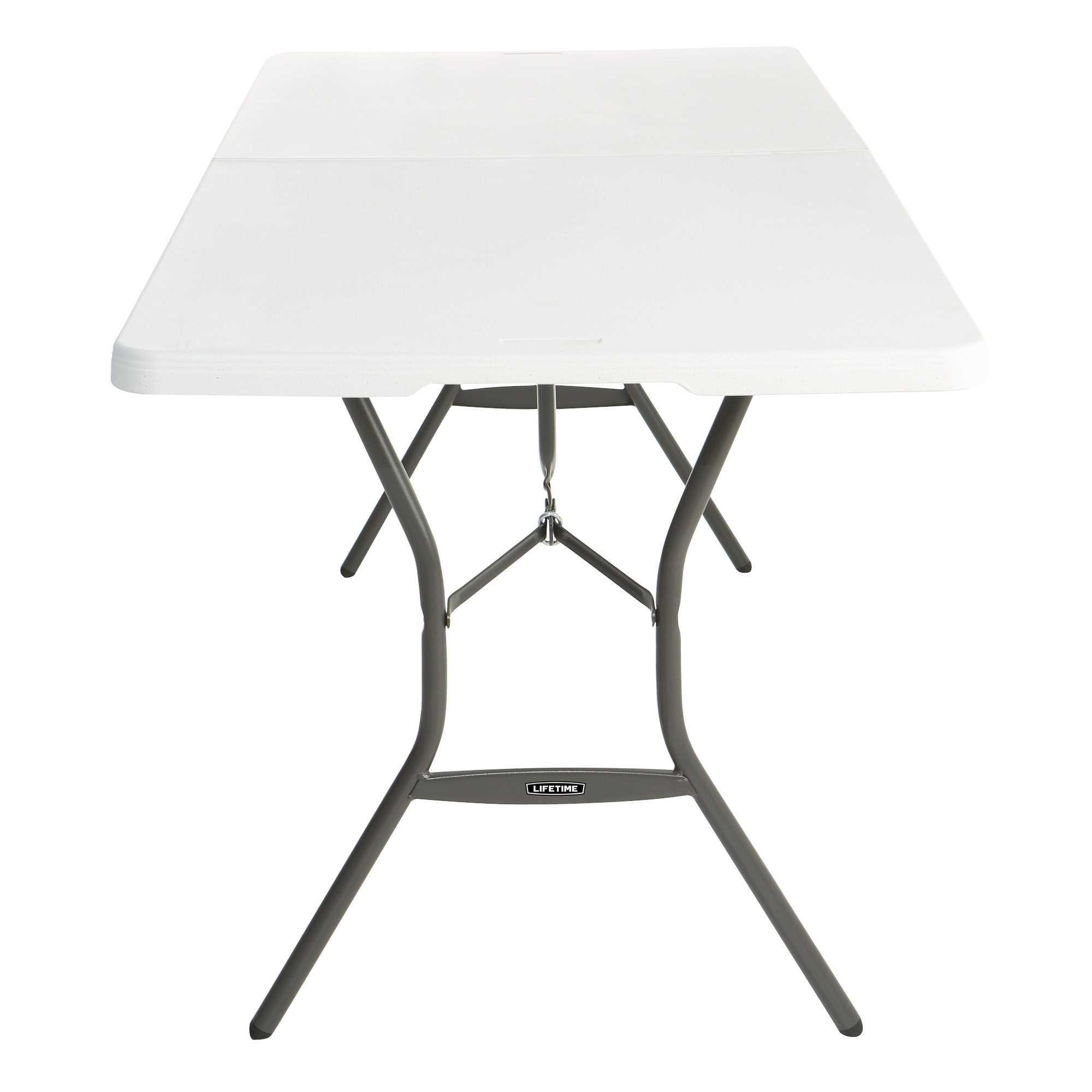 Gartentisch klappbar Stahl/Kunststoff 76 x 74 x 183 cm