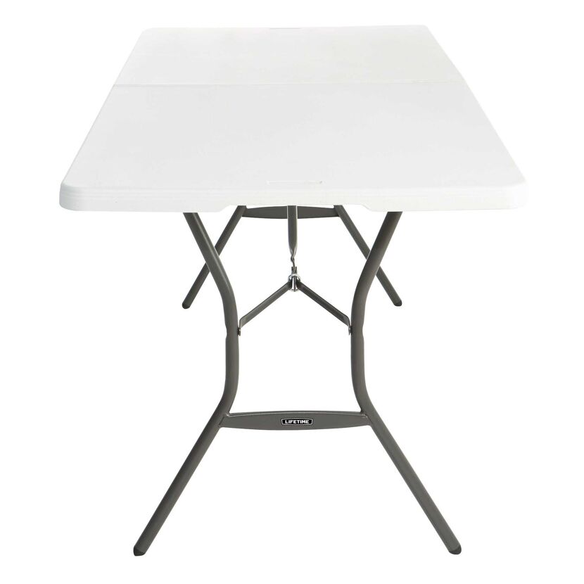 Gartentisch klappbar Stahl/Kunststoff 76 x 74 x 183 cm