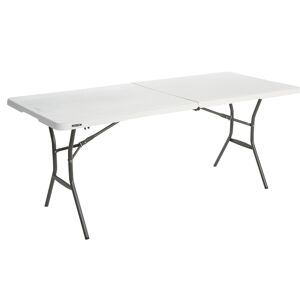 Klapptisch weiß 76 x 74 x 183 cm