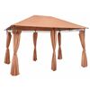 Seitenteil für Pavillon 'Bianca' terrakottafarben 281 x 194/98 x 194 cm 6 Stück
