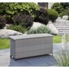 Kissenbox 'Elli' Kunststoff beige/grau 120 x 60 x 50 cm