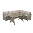 Ecklounge 'Elli' 235/176 cm beige 3-teilig