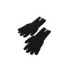 Ein Paar schwarze Grillhandschuhe