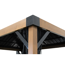 Pavillon 'Fontana 1012' schwarz 364,3 x 310 x 298 cm