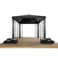 Pavillon 'Havana 1010' schwarz 298 x 294 x 298 cm