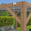 Pavillon 'Karl' naturfarben 335 x 251 x 396 cm
