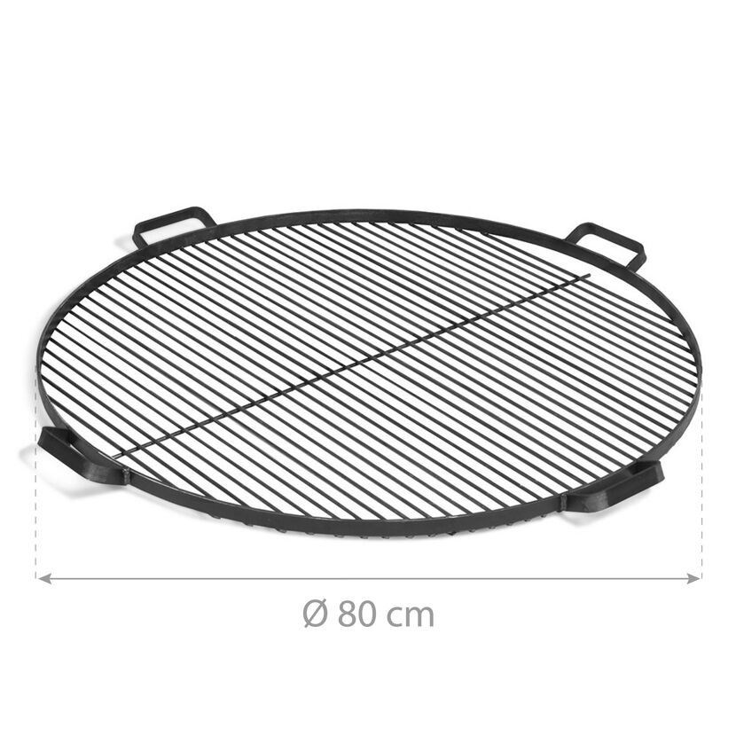 Runder Grillrost mit Griffen