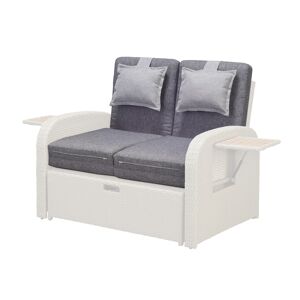 Kissen-Set 'Wanda' grau 2 Stück