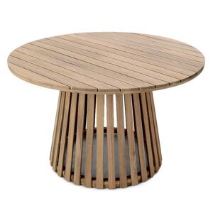 Gartentisch 'Valentina' Akzienhol light teak Ø 120 x 74 cm