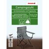 Campingstuhl schwarz/anthrazit 69 x 80 x 53 cm
