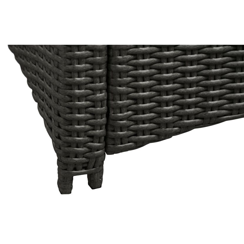 Schwarzes, geflochtenes Material