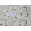 Universal-Bodenanker silbern 16 x 16 x 45 cm