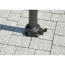 Universal-Bodenanker silbern 16 x 16 x 45 cm
