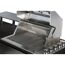 Offener Gasgrill mit sechs Drehreglern