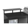 Outdoorküche mit Ablage und Kühlschrank