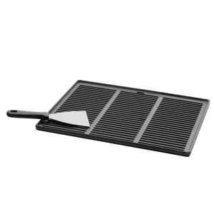Plancha-Platte mit Spatel 46,5 x 6,5 x 37 cm