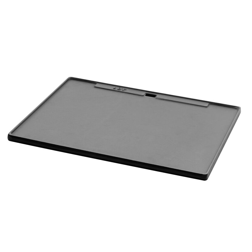 Schwarze Grillplatte