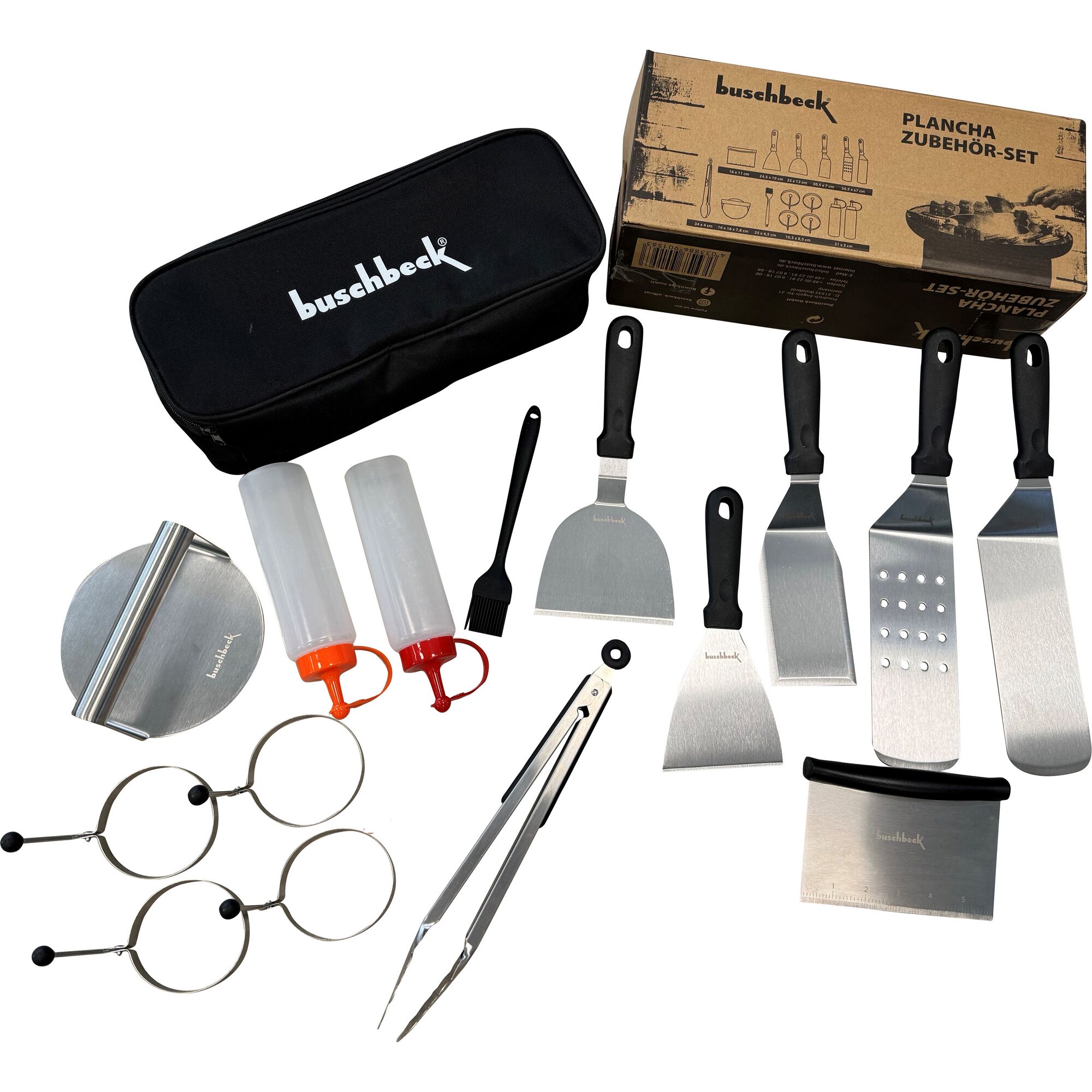 Grillbesteck-Set mit Tasche