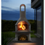 Grillkamin 'Alicante' betonfarben/anthrazit 110 x 203 x 65 cm