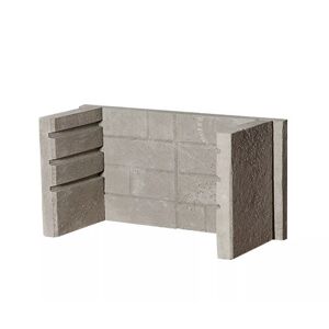 Feuerfester Einsatz für Gartengrillkamin Rondo/Wellington 3-teilig 66,7 x 34,5 x 4 cm