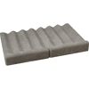 Graue wellige Betonplatte