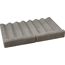 Graue wellige Betonplatte