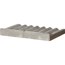 Feuerbeton Bodenplatte für Grillkamin grau 50 x 7 x 33 cm