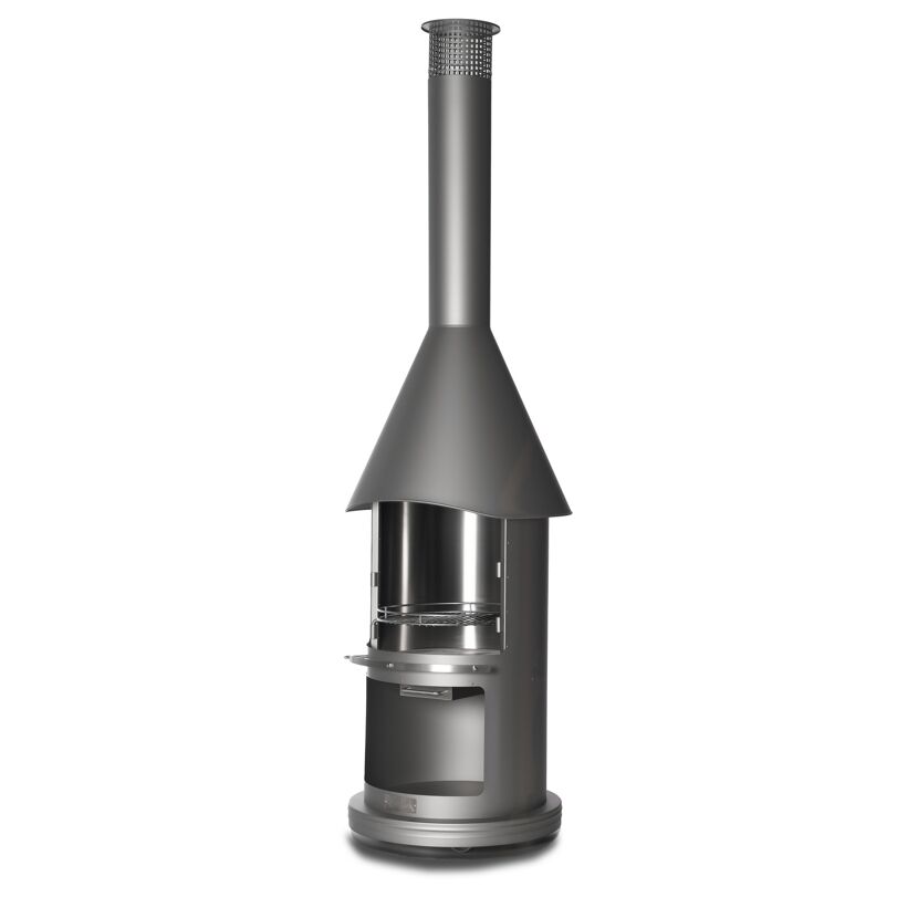 Gartenkamin Auckland mit Grillrost