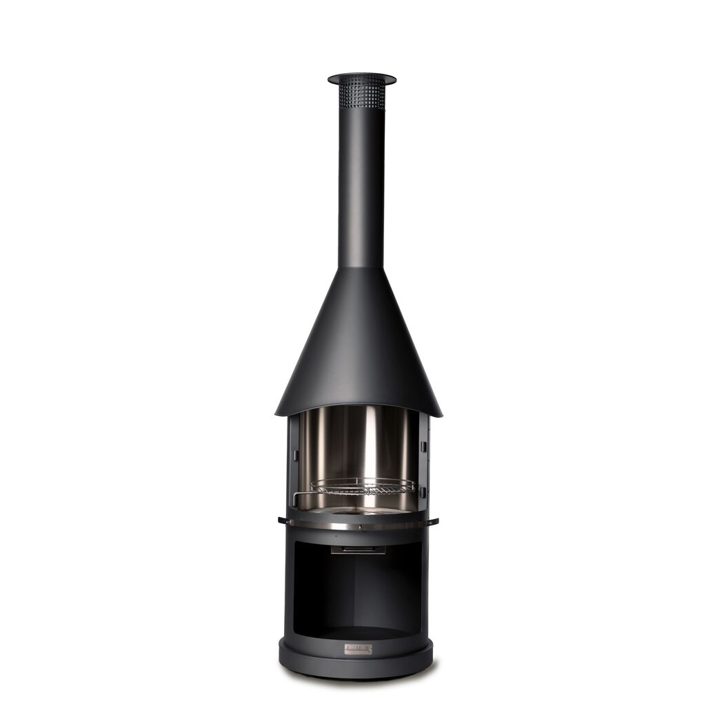 Gartenkamin mit Grillrost