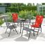 Gartenmöbel-Set Toulouse mit Tisch, Stühlen und Hocker
