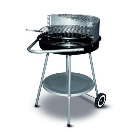 2. Bild von Holzkohlegrill schwarz, silbern Ø 48 x 53 cm