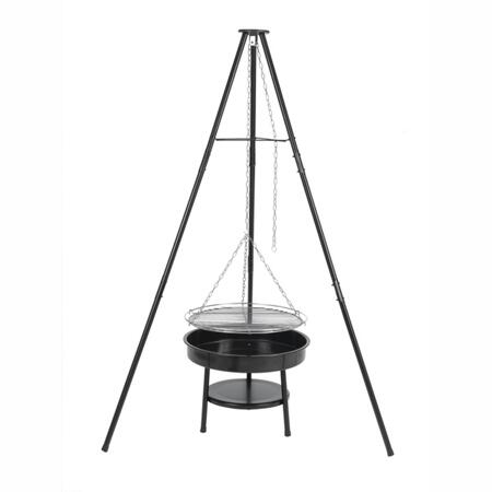 3. Bild von Dreibein-Schwenkgrill 'Cary' schwarz Ø 46,5 cm