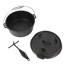 Dutch Oven Gusseisen schwarz Ø 24 cm