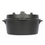 Dutch Oven Gusseisen schwarz Ø 24 cm