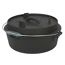 Schwarzer gusseiserner Dutch Oven von El Fuego