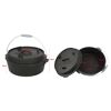 El Fuego Dutch Oven 7,3L mit Maßen