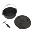 Dutch Oven Gusseisen schwarz Ø 29,7 cm