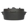 Schwarzer gusseiserner Dutch Oven von El Fuego