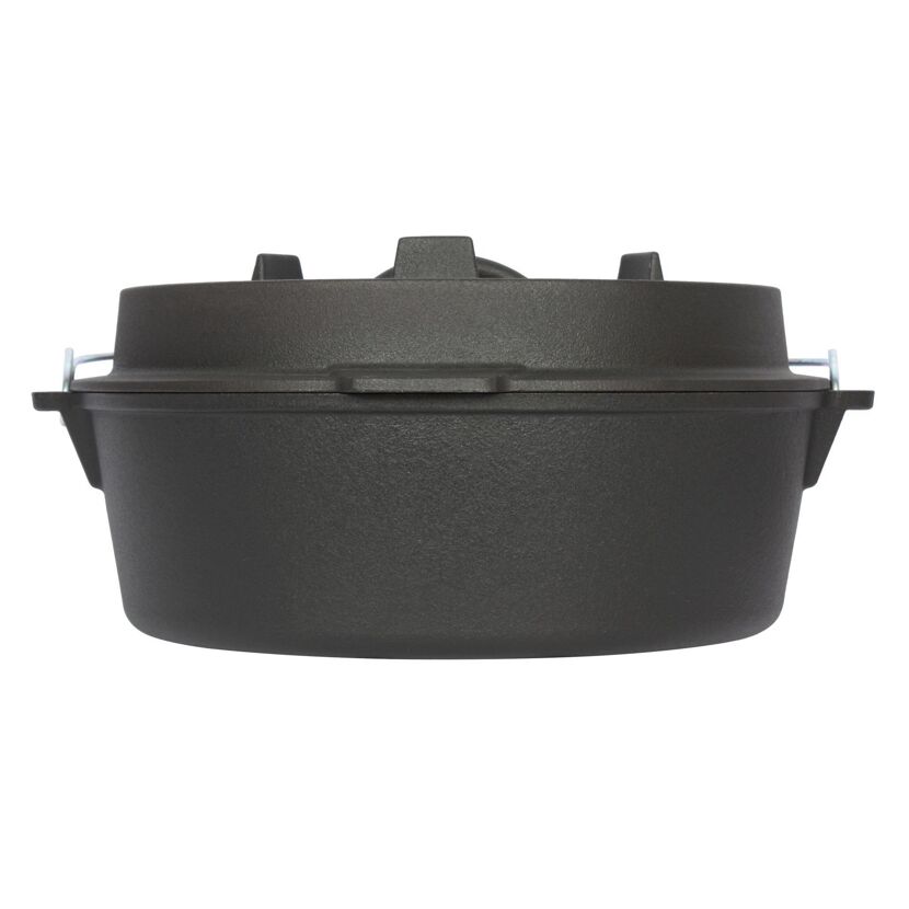 Schwarzer gusseiserner Dutch Oven von El Fuego